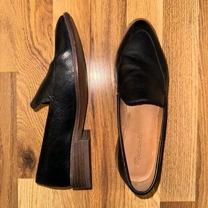Madewell leather flat loafers